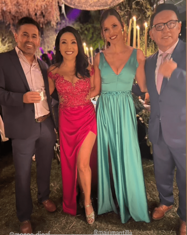 Tula Rodríguez y Maju Mantilla se lucen en el matrimonio de Valeria Piazza