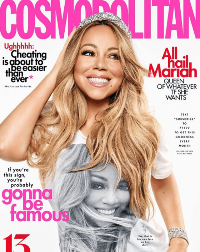 Mariah Carey en Cosmopolitan