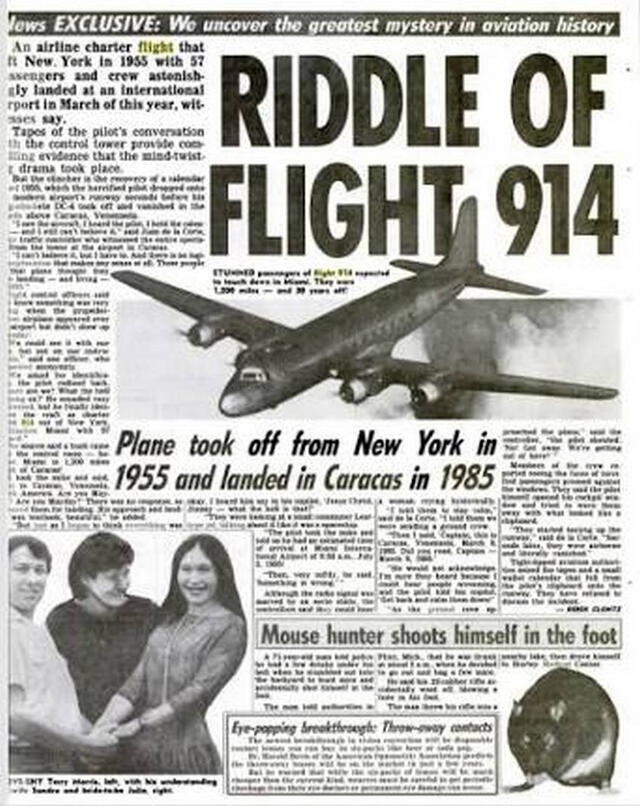 ¿Qué pasó con el vuelo 914 de Pan American, el avión que aterrizó 37 años después de su despegue?