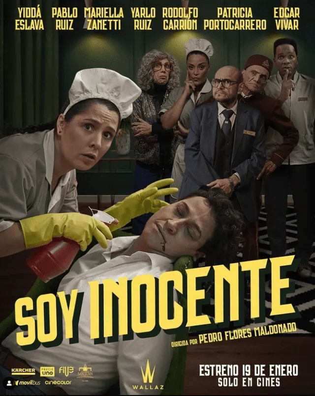 Yiddá Eslava protagonizará el film "Soy inocente" junto a Edgar Viva y otros grandes actores.