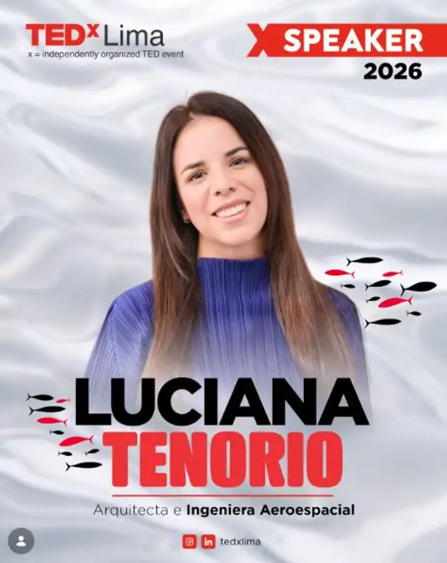 Luciana Tenorio será speaker en el TEDxLima 2026