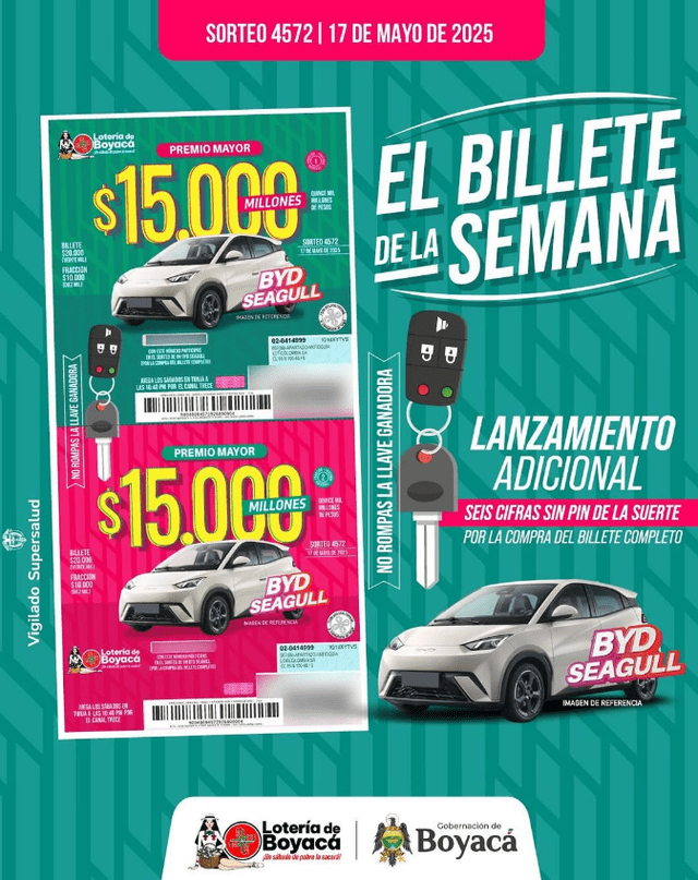 Este es el billete de la semana. Foto: Boyacá   