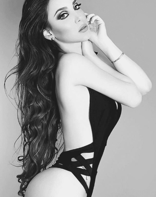 Andrea Miranda es una modelo. Foto: Instagram.