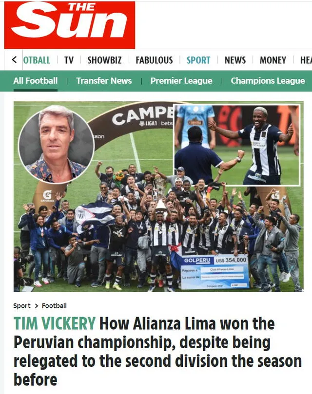 The Sun elaboró un informe sobre la presente campaña de Alianza Lima.