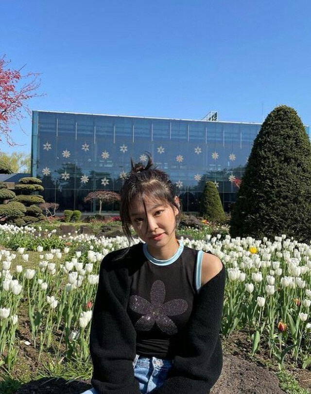 Jennie de BLACKPINK en su visita a la provincia de Gyeonggi. Foto: @jennierubyjane