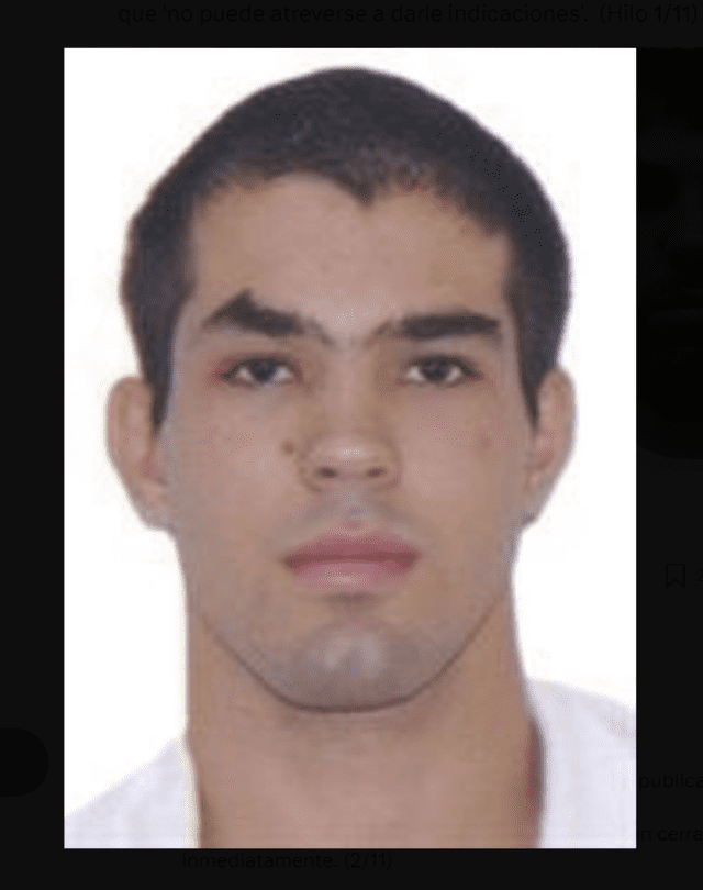 El agresor fue identificado como Ricardo Alberto Amiel Pérez Gianoli . Foto: captura X   