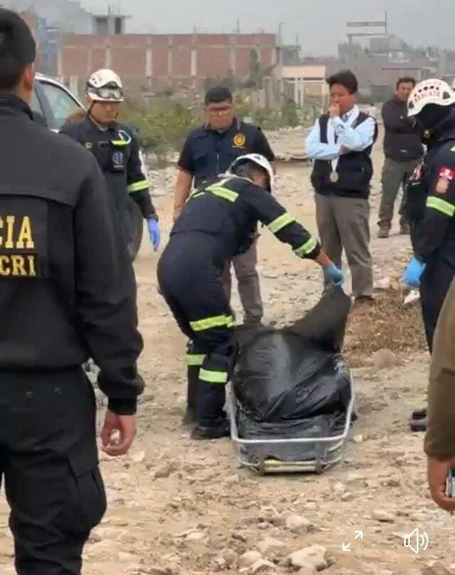 Se llevaron a cabo las diligencias del caso a fin de determinar la identidad del cadáver. Foto: Policía Nacional   