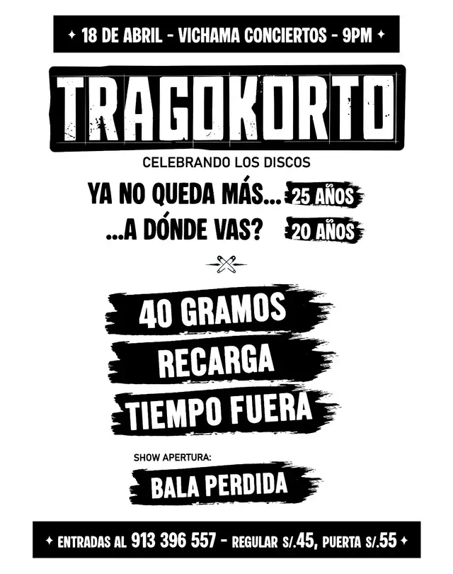 Tragokorto se presentará este 18 de abril en el Vichama Conciertos de Lima. Foto: difusión Tragokorto se presentará este 18 de abril en el Vichama Conciertos de Lima. Foto: difusión