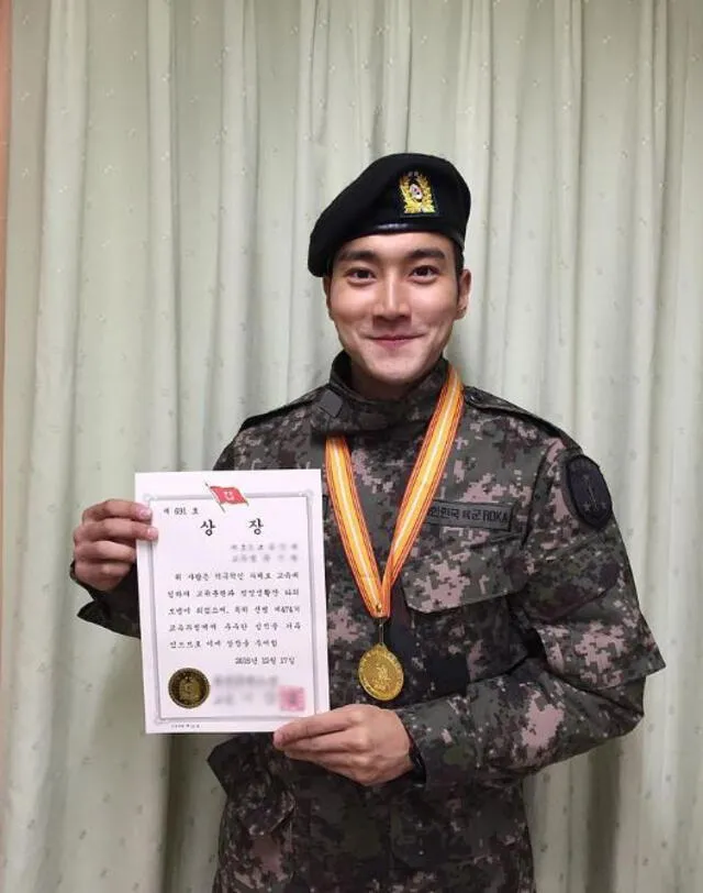Siwon de SUPER JUNIOR en el servicio militar. Foto: Instagram/siwonchoi