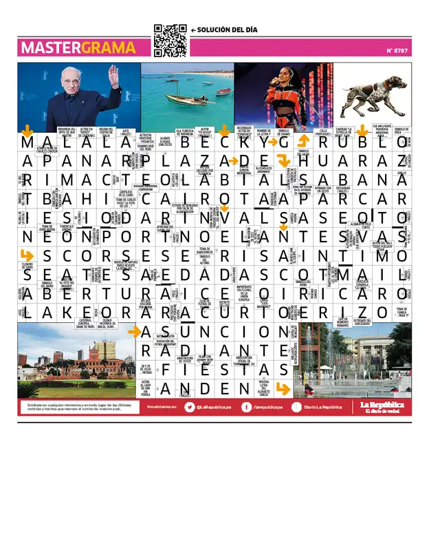 Mastergrama N° 8787