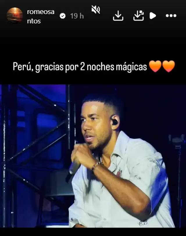 Romeo Santos, cantante de ‘Propuesta Indecente’ y ‘Eres mía’, agradece a los peruanos por la gran acogida en Lima.