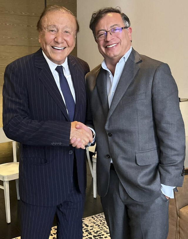 Hernandez y Petro se enfrentaron en la segunda vuelta de las elecciones en Colombia. Foto: AFP   