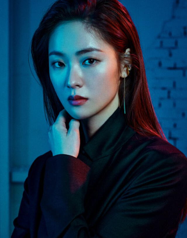 Jeon Yeo Been en promociones de Noche en el paraíso. Foto: Netflix