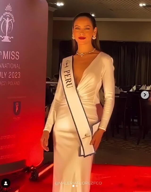  Valeria Florez en Miss Supranational. Foto: difusión 