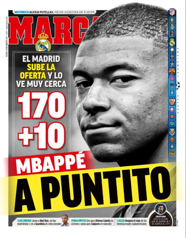 Marca 'acercó' a Kylian Mbappé al Real Madrid.