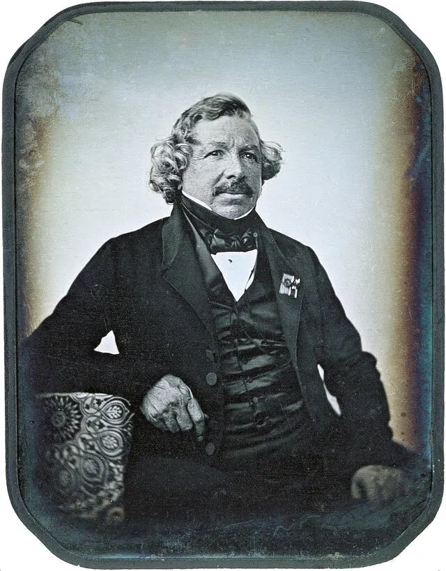 Retrato de Louis Daguerre, realizado por un daguerrotipo. Foto: unifotografia