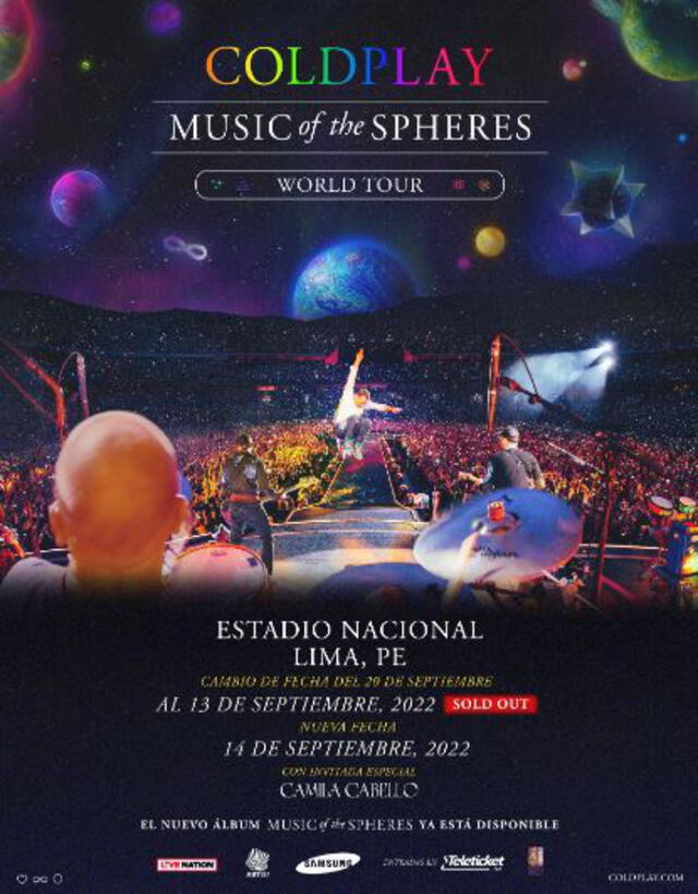 Coldplay tendrá una segunda presentación en el Estadio Nacional.