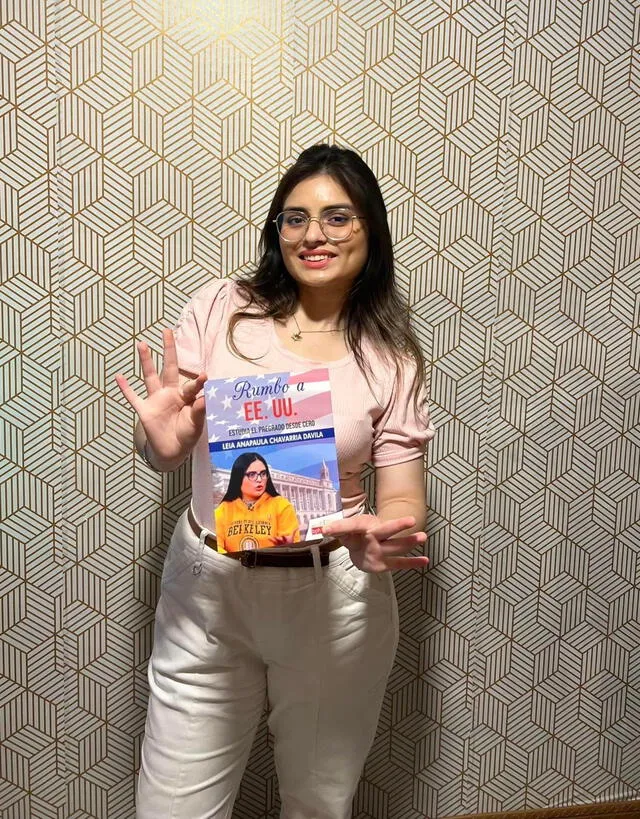  Leia Chavarría ganó una beca completa para estudiar en la Universidad de Berkeley en Estados Unidos. Foto: Red de Bibliotecas de Huarochirí - BPH   
