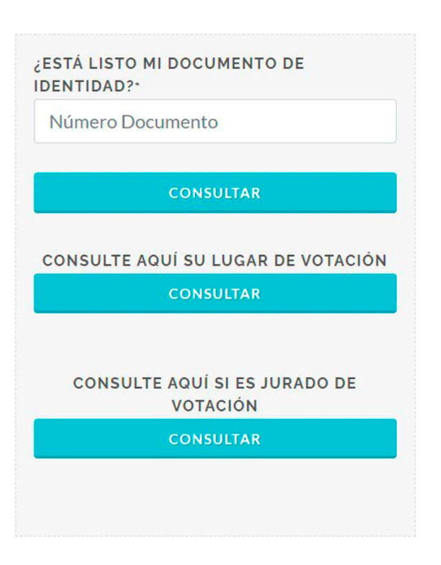Las Elecciones en Colombia 2022 serán el próximo domingo 29 de mayo. Foto: captura web de Registraduría Nacional del Estado Civil