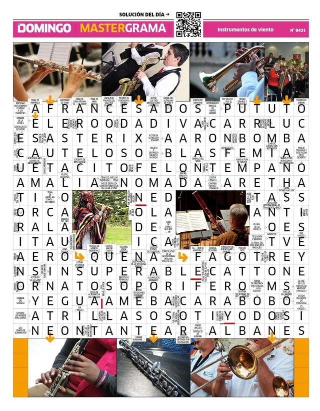 Mastergrama N° 8431 Mastergrama N° 8431