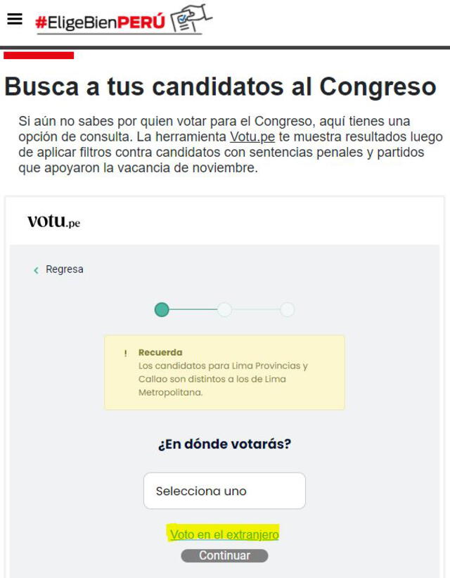 La herramienta te permite conocer el grado educativo, sanciones e infracciones que tiene cada candidato.