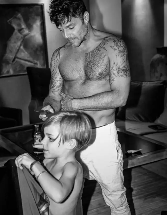 Ricky Martin tiene 4 hijos. Foto: Instagram.