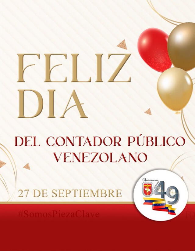  Feliz día del Contador Público. Foto: difusión<br><br>    