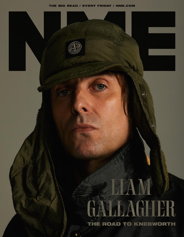 Liam Gallagher en la portada de NME (Febrero 2022). Foto: NME