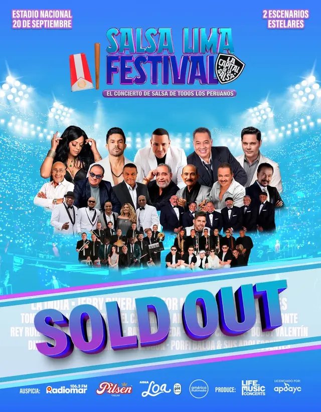  Salsa Lima Festival logra sold out. Foto: Instagram   