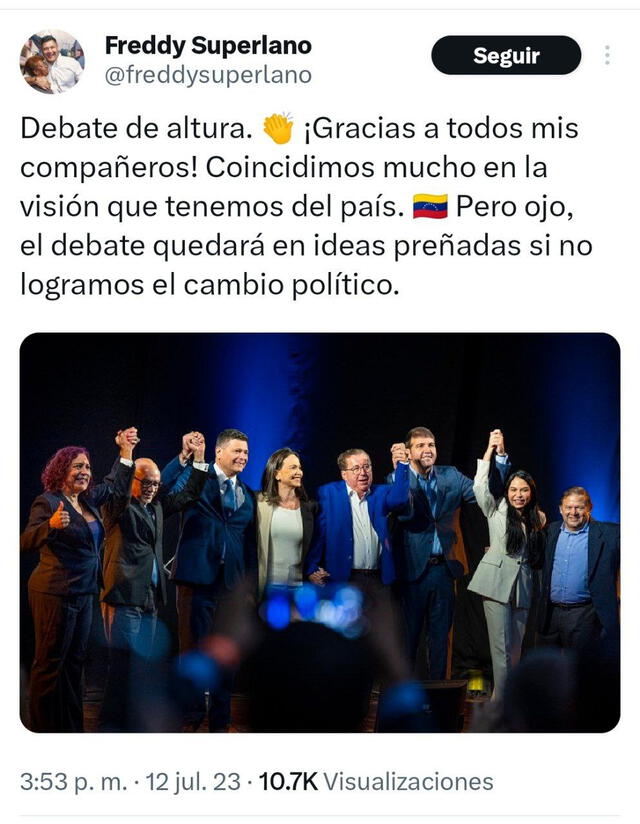 Debate Primarias Venezuela 2023: ¿qué propuso la candidata Delsa Solórzano? | Delsa Solorzano propuestas | Debate primarias Venezuela | Venezuela | Andrés Velásquez | Carlos Prosperi | Freddy Superlano | María Corina Machado | Andrés Caleca | Tamara Adrián | César Pérez Vivas