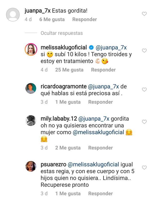 Captura de Instagram