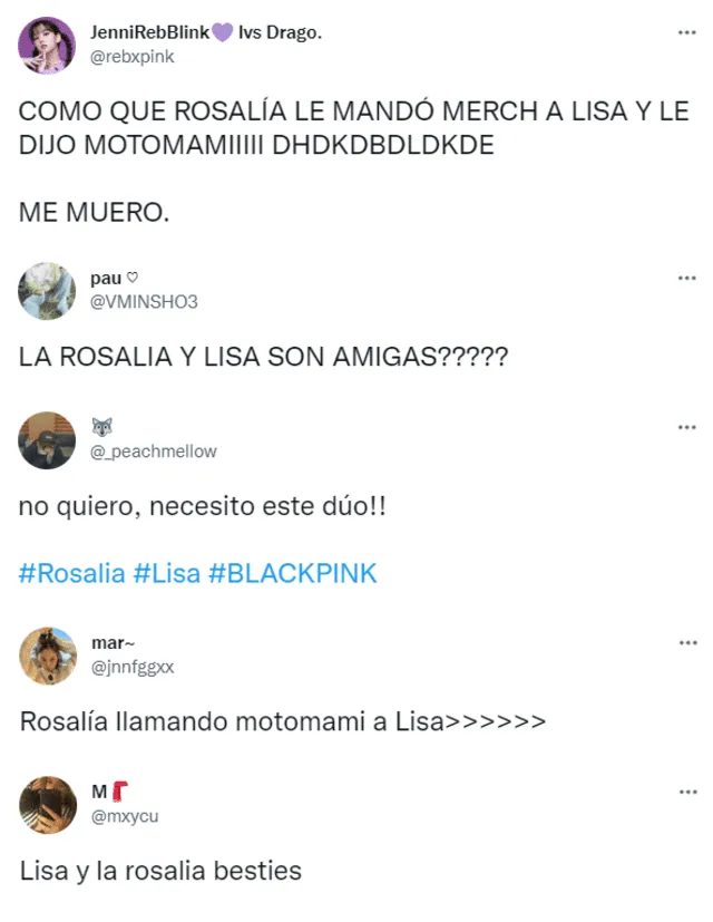 BLACKPINK Lisa Rosalía
