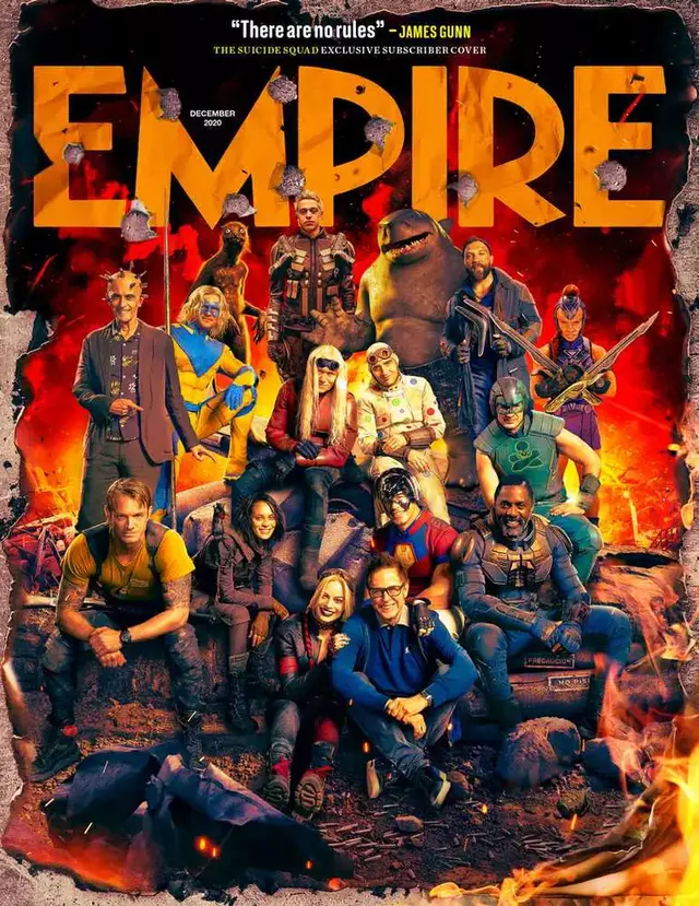 El equipo completo de The Suicide Squad. Foto: Empire
