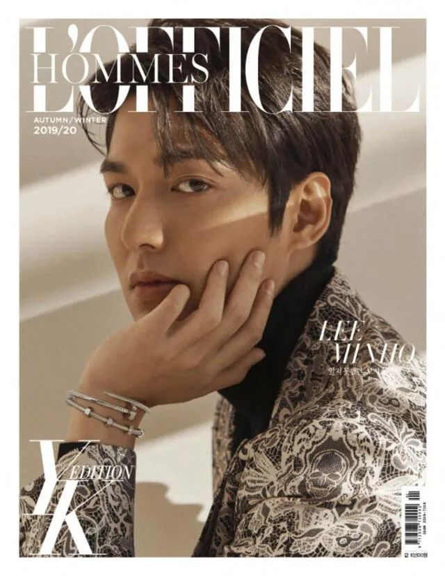 Lee Min Ho en la revista L'Officiel Hommes. Octubre 2019.