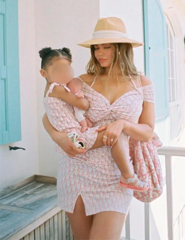 Kylie Jenner disfruta de sus vacaciones junto su hija. Foto: Instagram