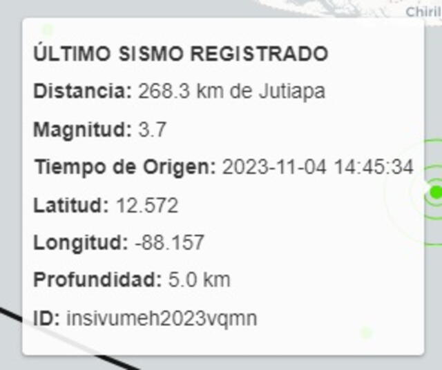 Hubo temblor hoy en Guatemala | Terremoto Sismo Temblor hoy | INSIVUMEH | Guatemala