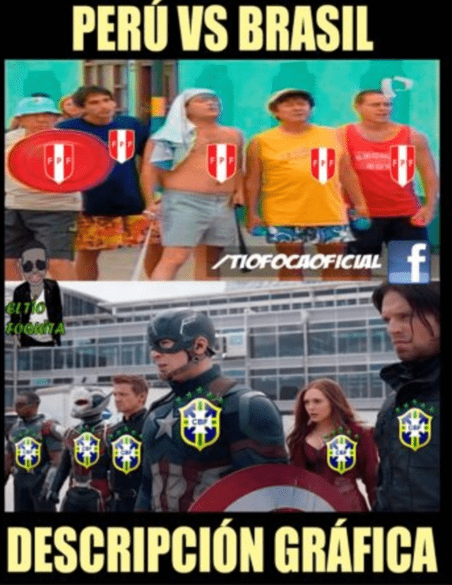  Usuarios compartieron divertidos memes sobre el Perú vs. Brasil. Foto: X    