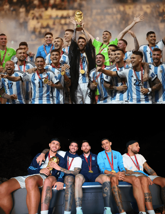 ¿De qué está hecho la réplica de la Copa del Mundo que recibió Argentina?