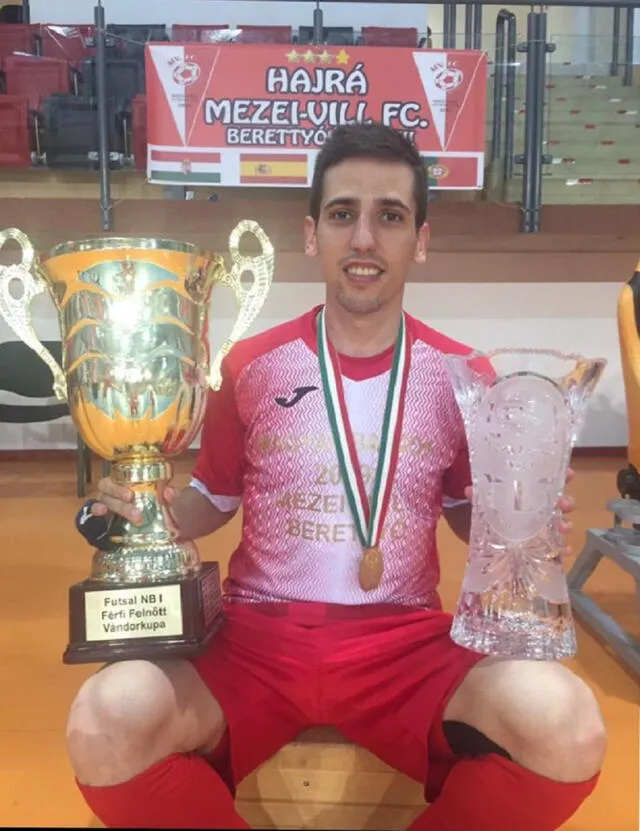 Javi Sánchez, jugador de futsal de España. Foto: Internet.