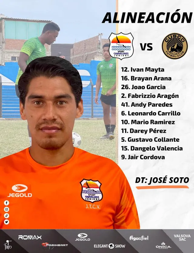 Chavelines forma así ante Cusco FC. Foto: Chavelines