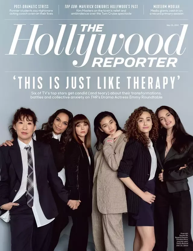 Jung Ho Yeon Sandra Oh Rosario Dawson Lily James Jung Ho Yeon, Christina Ricci Emmy Rossum The Hollywood Reporter