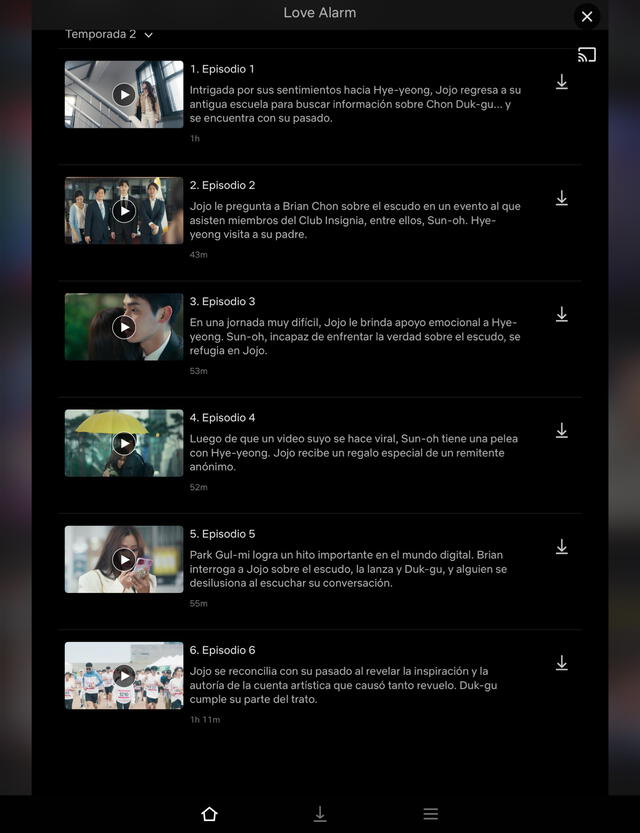 Love Alarm 2: episodios disponibles. Foto: Netflix