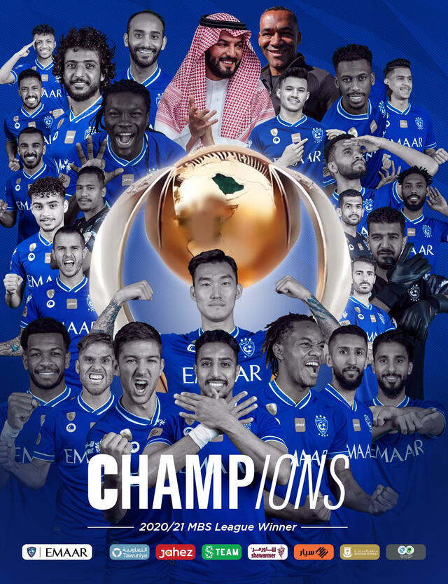 Al Hilal salió campeón del fútbol saudí por décimo séptima vez en su historia