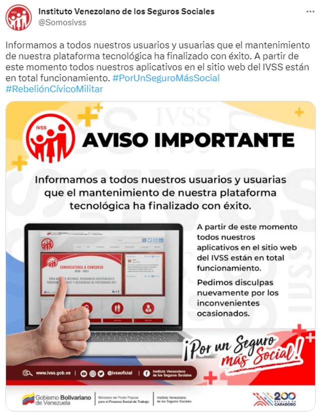 IVSS ya está disponible: ¡Realiza todas tus operaciones sin problemas! | Plataforma web del IVSS | IVSS Cuenta Individual | Pensionados IVSS | Venezuela