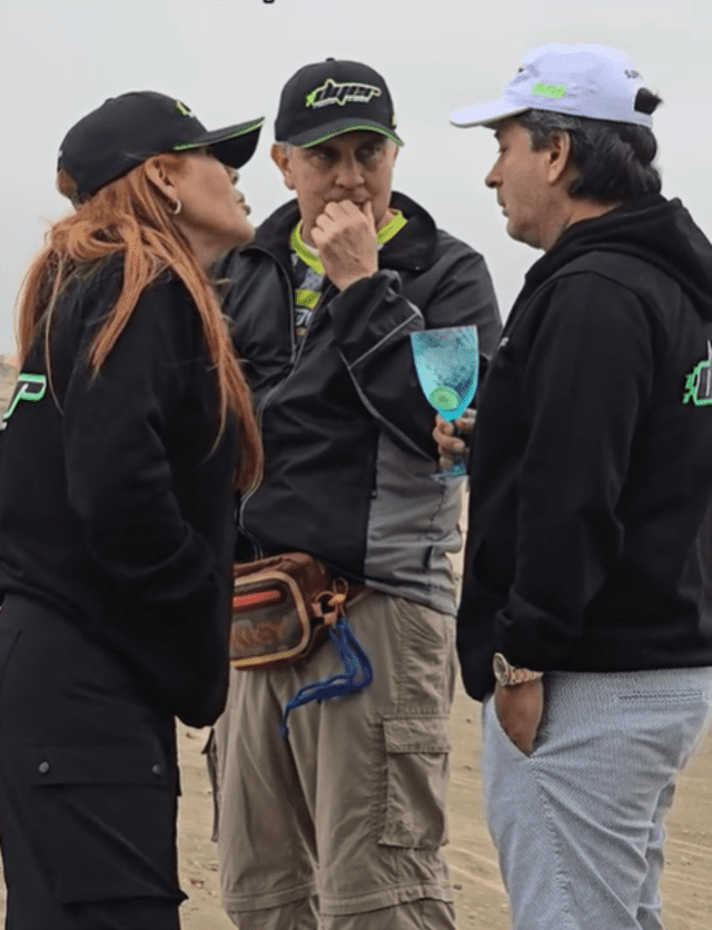  Magaly Medina y Alfredo Zambrano tuvieron un 'tenso' momento. Foto: Captura TikTok   