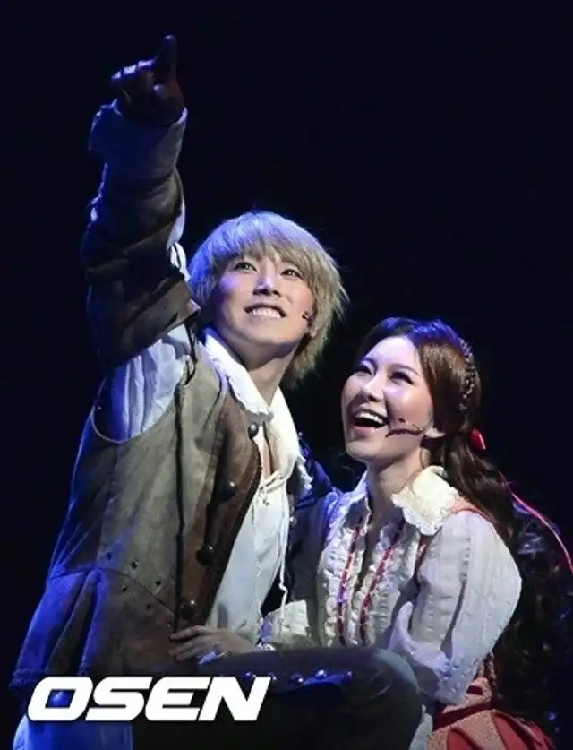 Super Junior: Sungmin y Kim Sa Eun se conocieron al protagonizar el musical “The Three Musketeers”, del 2013.