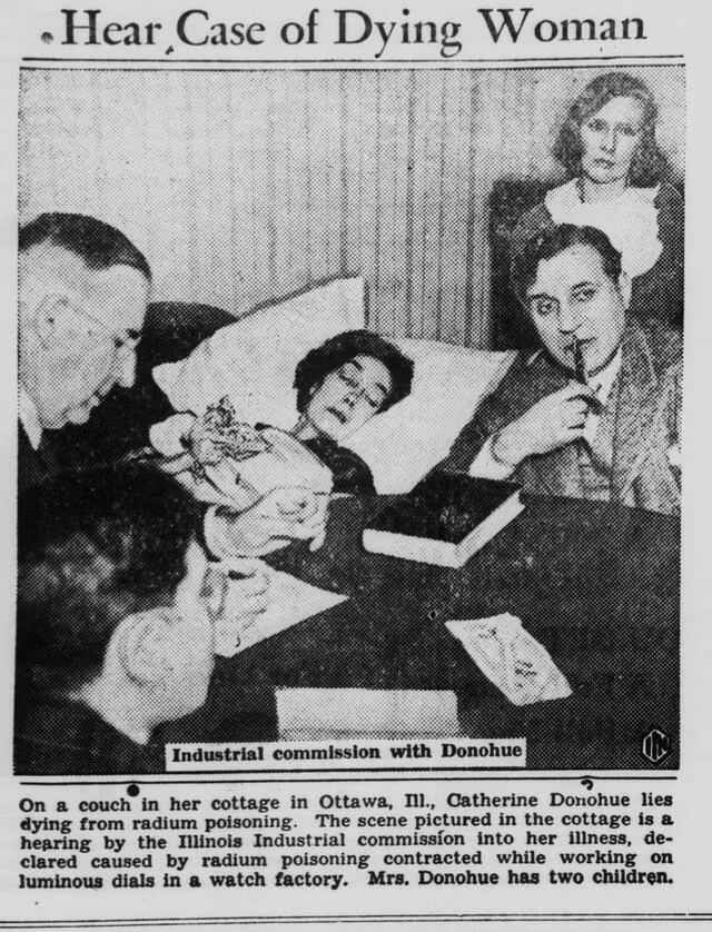 l radio se acumula en los huesos, donde sigue emitiendo radiación durante décadas, lo que causó problemas de salud persistentes a largo plazo. Foto: Library of Congress Blogs   