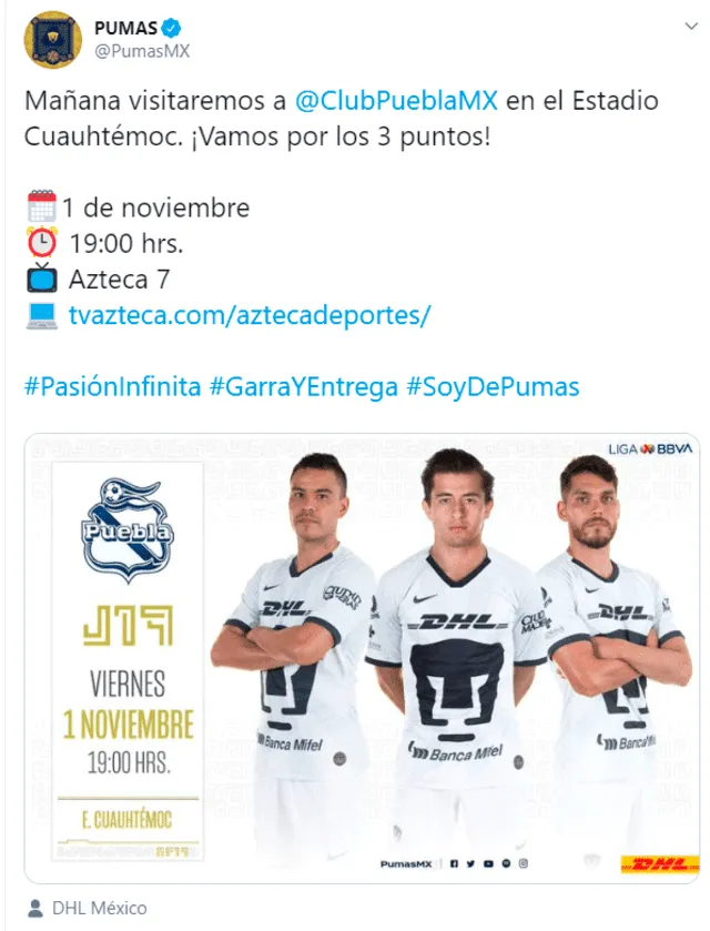 Puebla vs. Pumas EN VIVO: por el Torneo Apertura de la Liga MX
