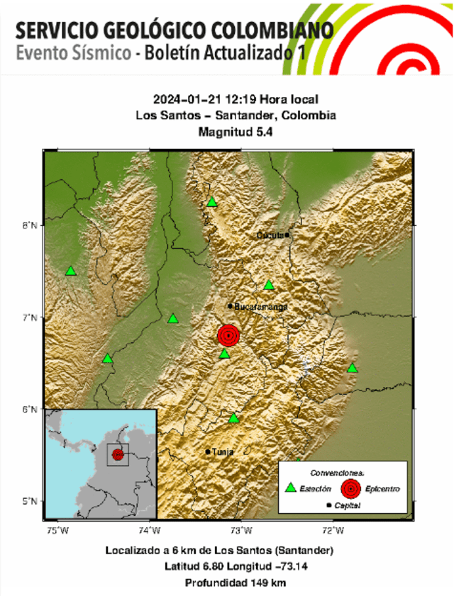 temblor en colombia