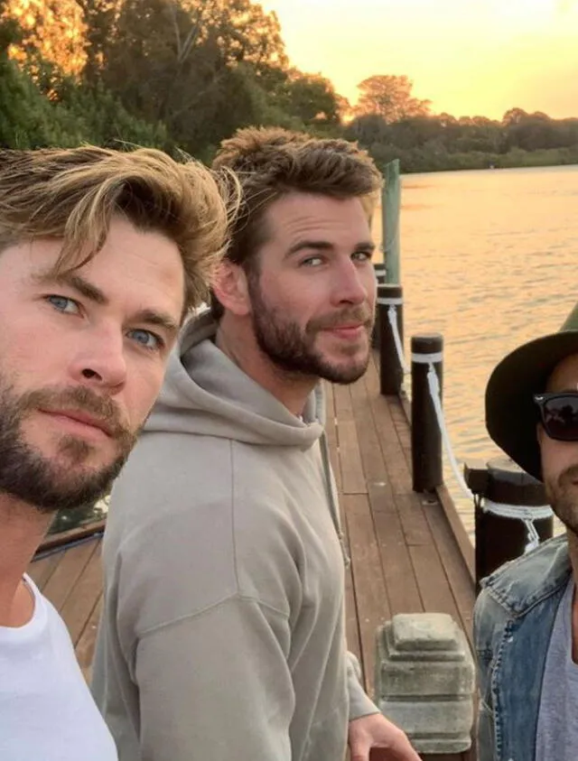 Chris y Liam Hemsworth en Australia